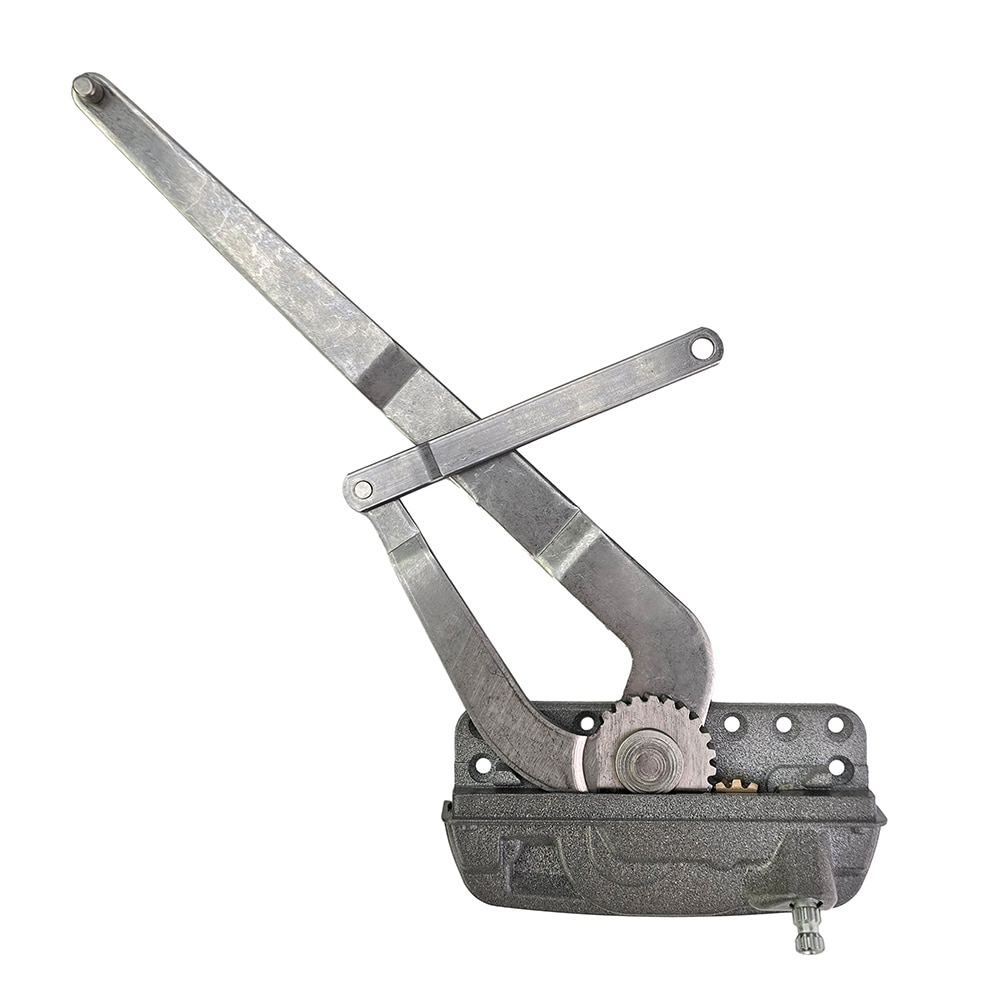 Dual Arm Low Profile Casement window operator for Weather Shield windows in Stainless Steel